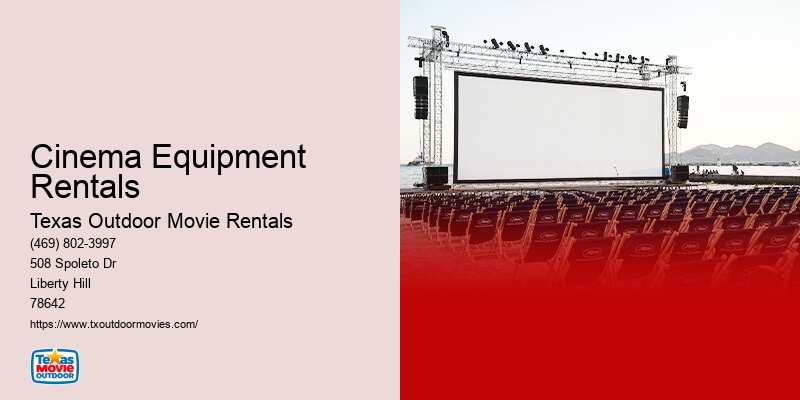 Backyard Cinema Hire