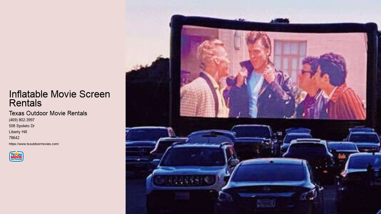 Inflatable Movie Screen Rentals