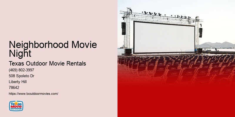 Movie Screen Hire Companies