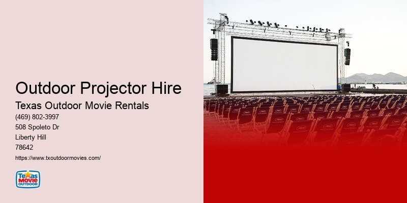 Movie Screen And Projector Rentals