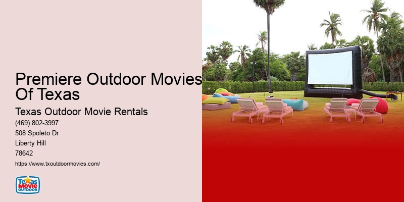 Inflatable Outdoor Cinema